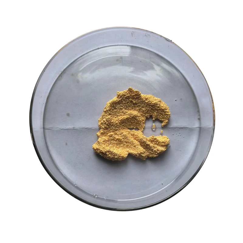 Resina de extracci&oacute;n de cianuro de oro alcalino